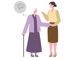 思考に出る症状のイメージ画像